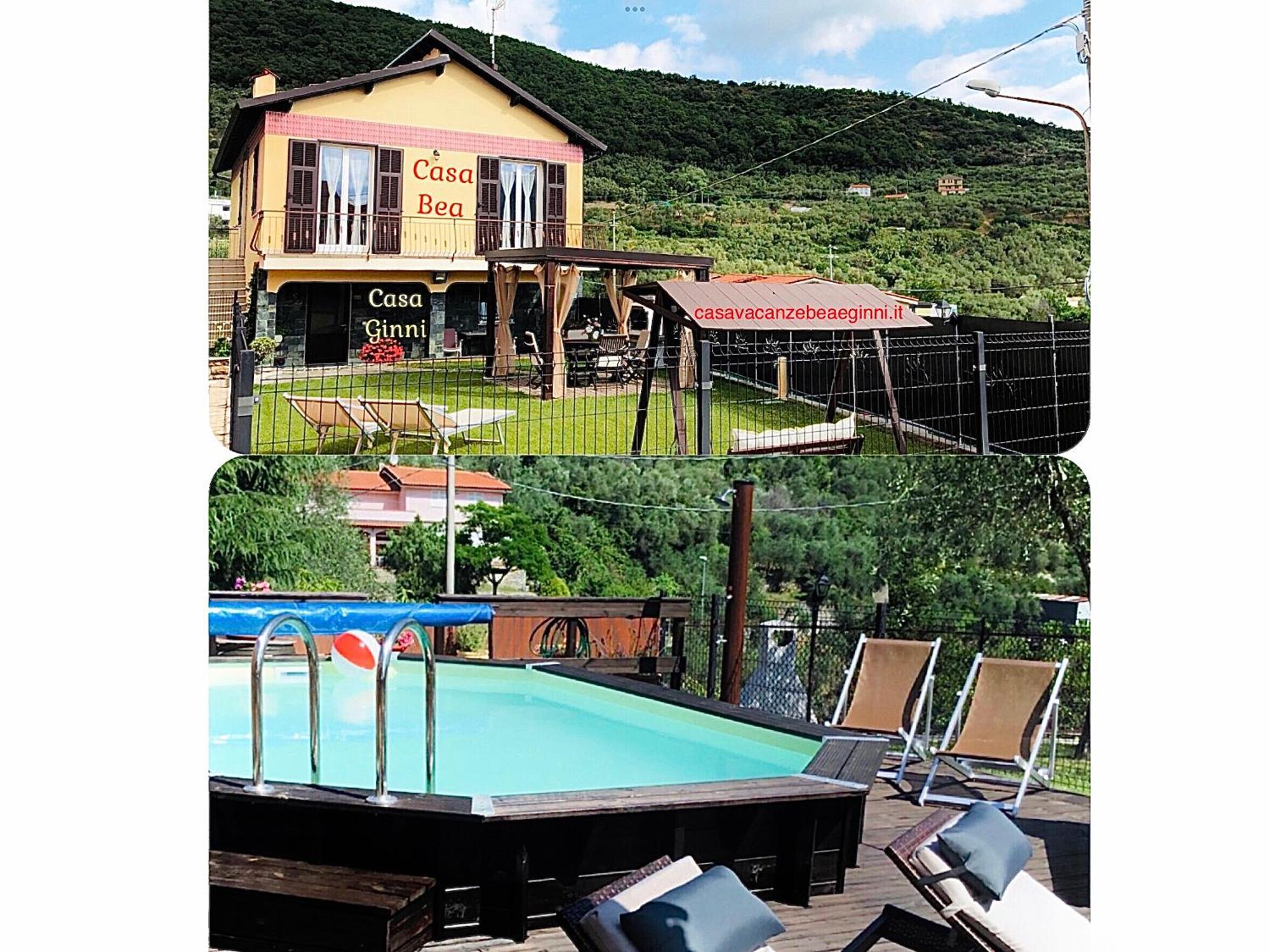 Casa Ginni Con Piscina E Giardino Caravonica Exterior photo